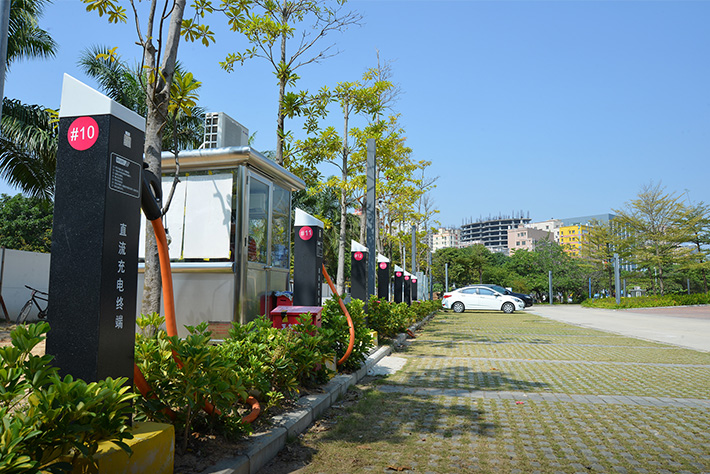 沙井文体广场充电站工程