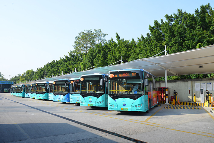 官龙村公交站充电站工程