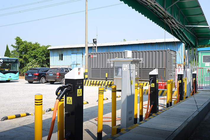 强荣东公交总站充电站工程