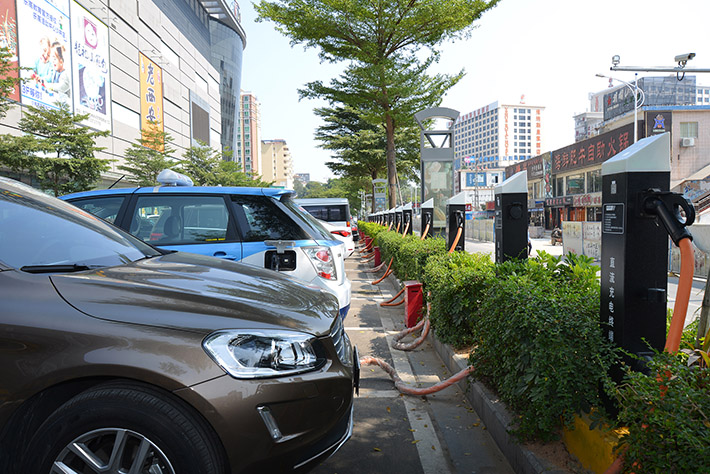 沙井京基百纳广场停车场充电站工程