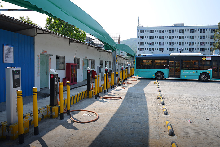 强荣东公交总站充电站工程