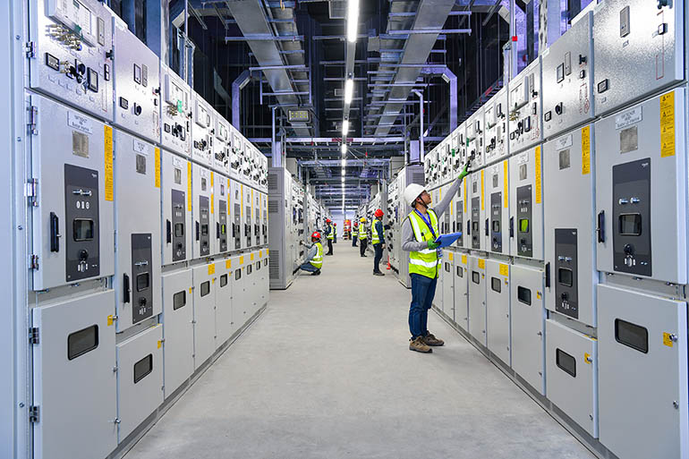 广州富士康超视堺（康宁项目）电气安装工程32X1600KVA高压配电工程