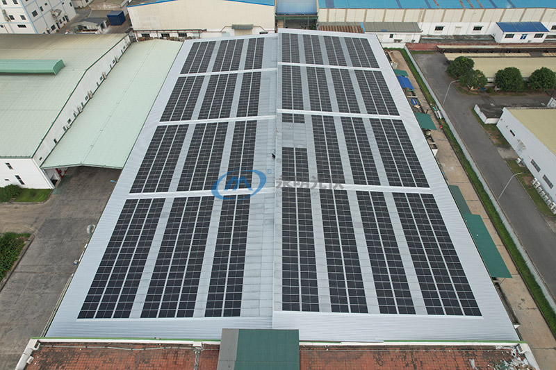 胡连电子(越南)责任有限公司675.99KW光伏发电站